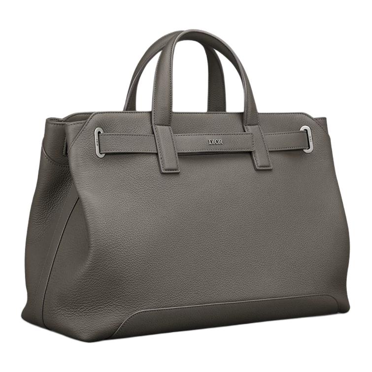 Сумка женская средняя calfskin gray DIOR — фото 3
