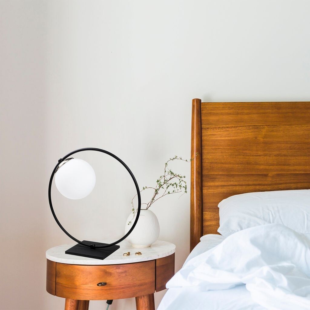 

Opviq, Dolunay- Dolunay FRN, черный,белый, настольные лампы, 30 х 15 см, металлический корпус