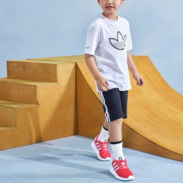 Детская футболка Adidas Originals, белый — фото 3