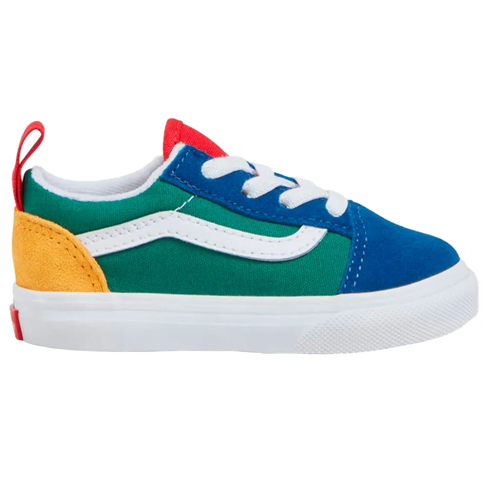

Кроссовки Vans Old Skool Elastic Lace Toddler, зеленый