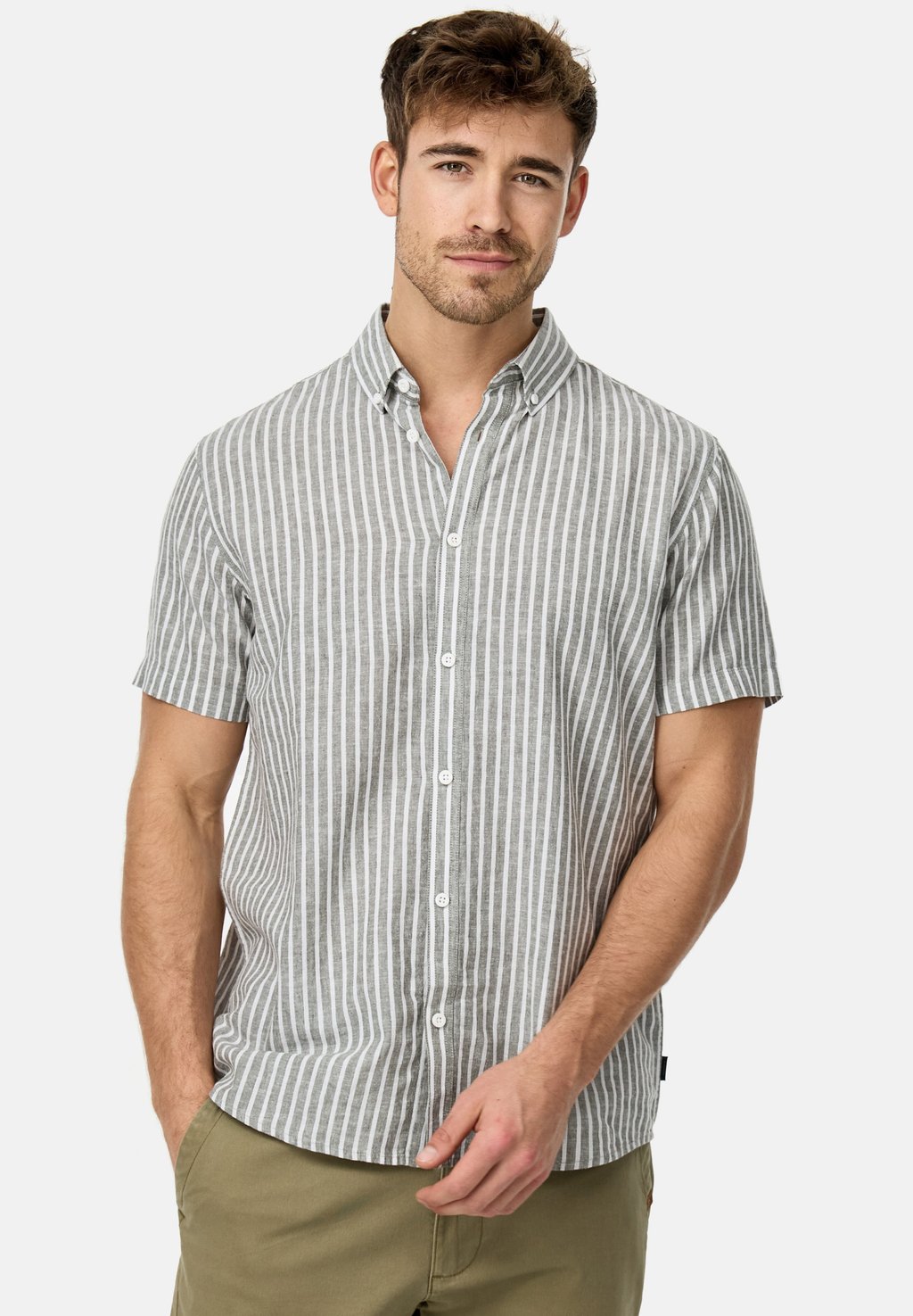 

Рубашка KURZARM INBRAVIDA INDICODE JEANS, зеленый