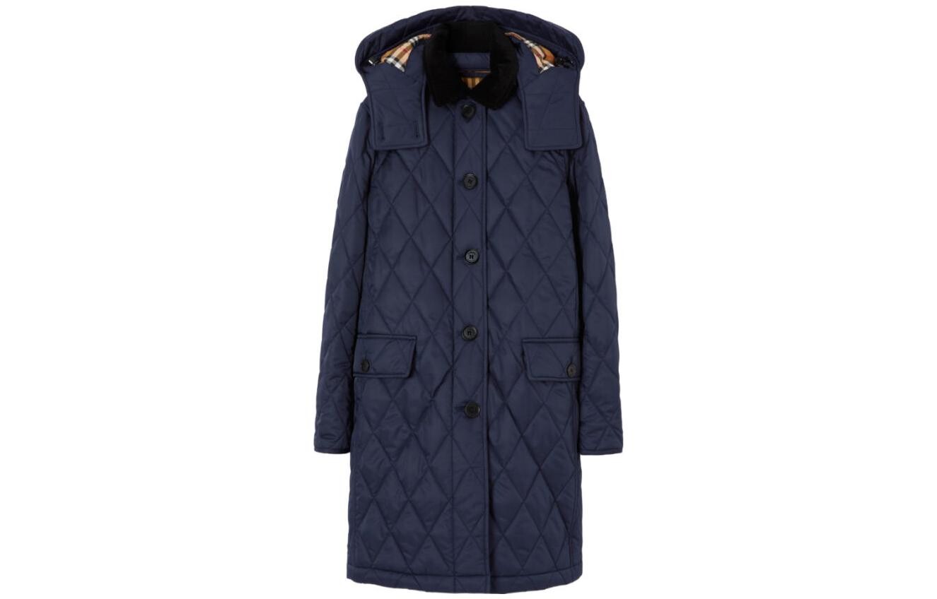Куртка Burberry женская стеганая, синяя