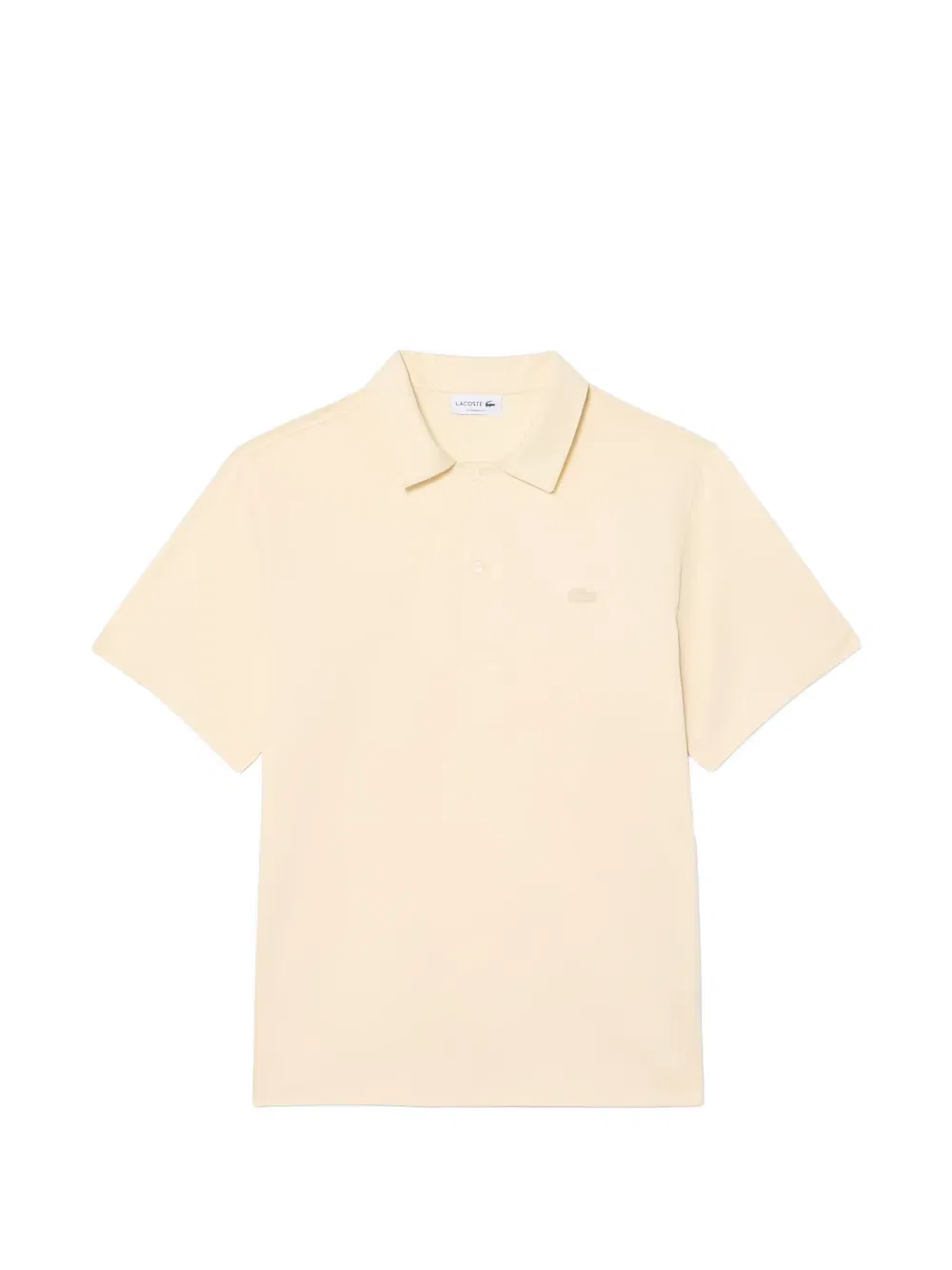 Рубашка-поло с коротким рукавом и логотипом Lacoste, нейтральный