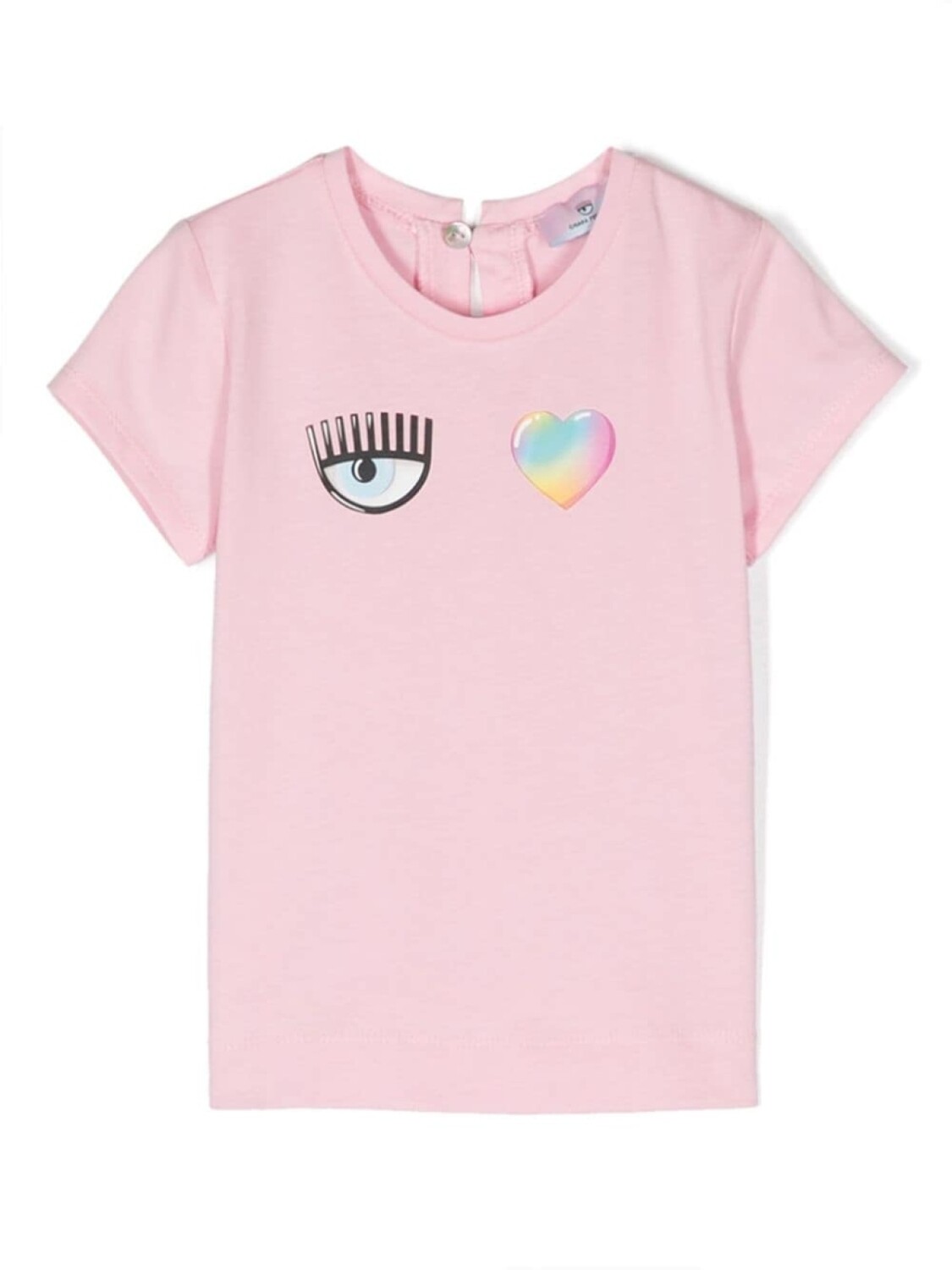 

Chiara Ferragni футболка Eye Star Rainbow, розовый