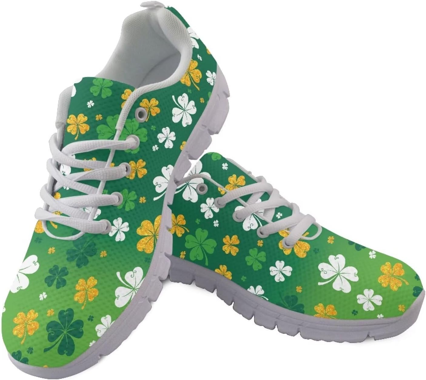

Кроссовки GIFTPUZZ для женщин и мужчин, спортивные тренировочные обувь для бега и ходьбы, легкие дышащие кроссовки, St. Patrick's Day