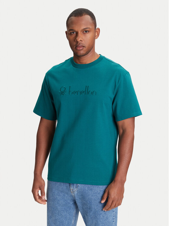 

Футболка оверсайз 3MI6U109O United Colors Of Benetton, зеленый