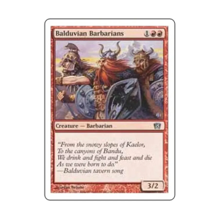 

CCG Балдувийские варвары (С) (фольга), MTG - 8th Edition