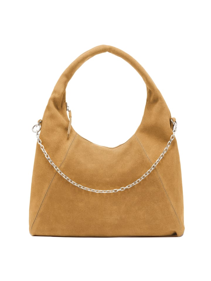 

Сумка через плечо Jade Cozy Chain, кожа, 38 см, нежно-коричневого цвета Les Visionnaires