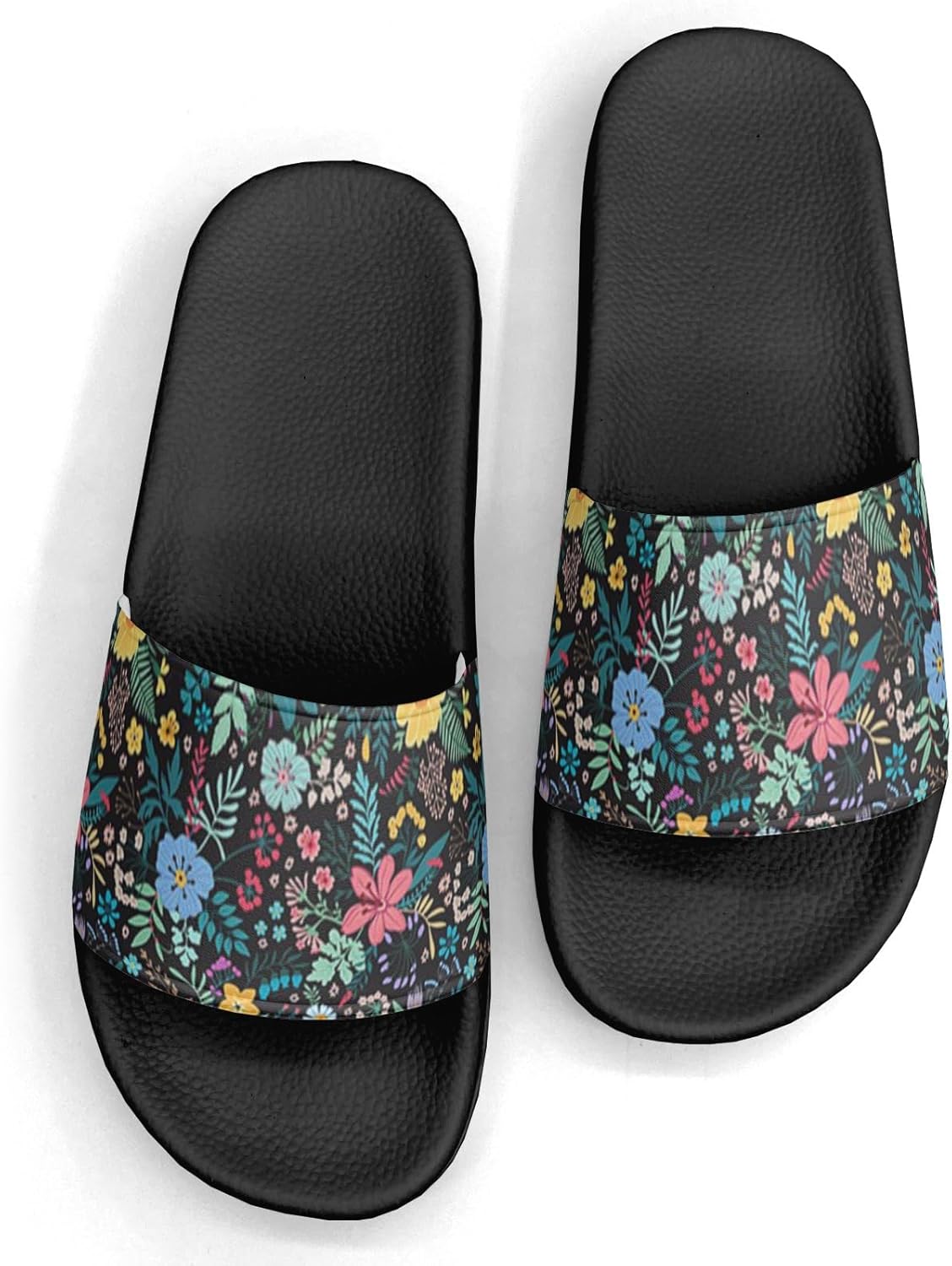 Сланцы с дизайном банана для женщин и мужчин Generic, Small Flower Pattern