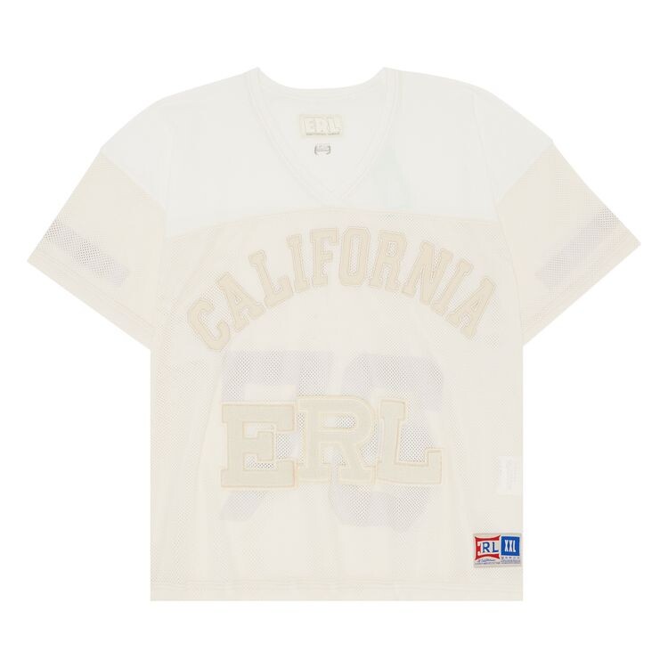 

Джерси ERL 76 Football Jersey Off White, кремовый