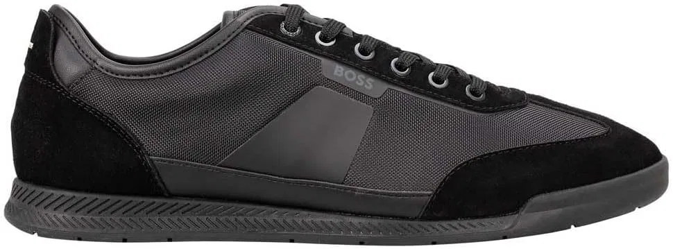Мужские кроссовки BOSS Nitan_Lowp_nymith 10271652 01 с низким профилем, Black