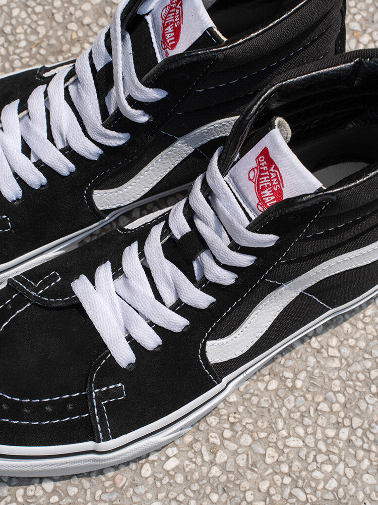 Кеды классические Vans SK8-Hi, черный — фото 3