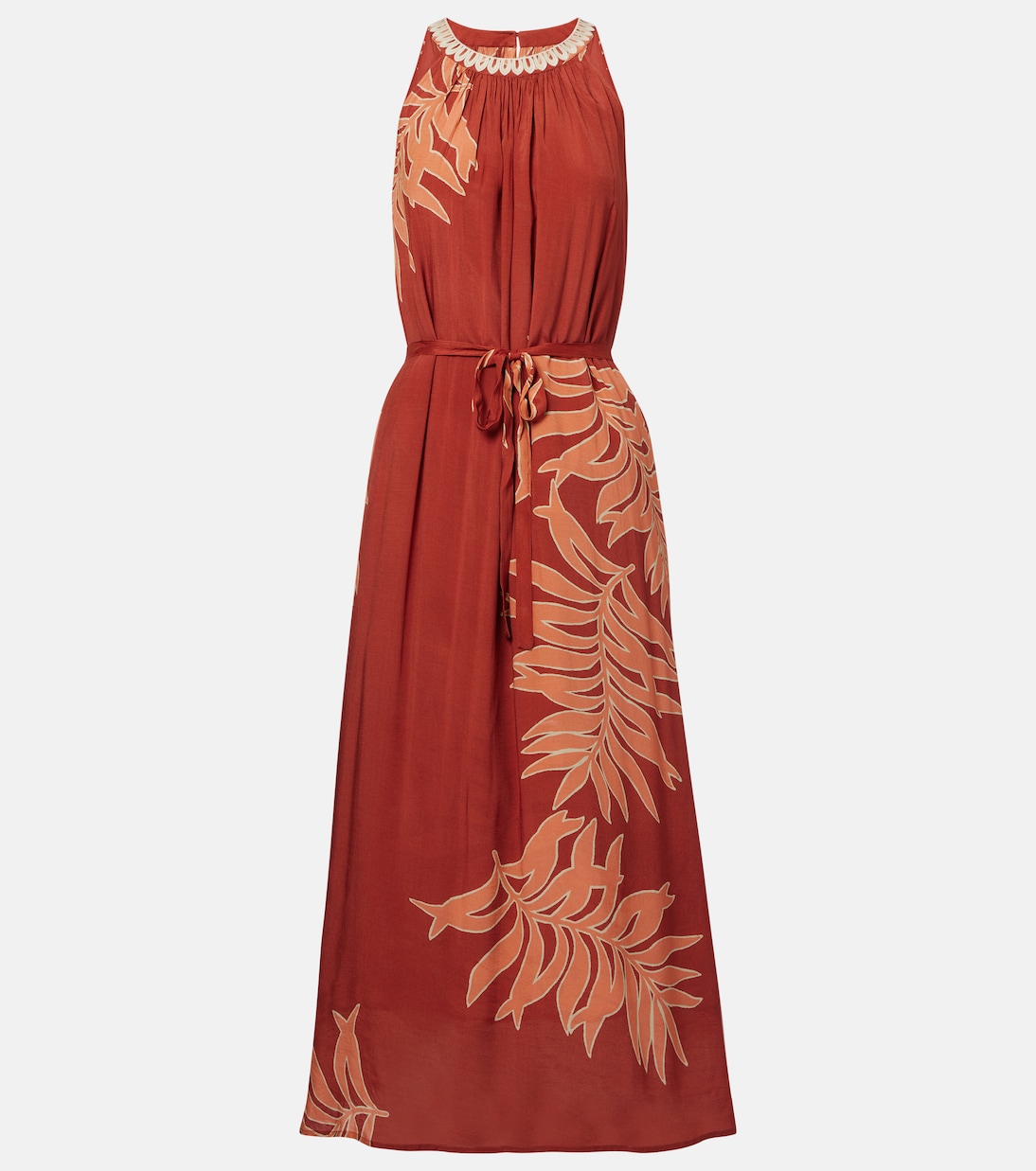 

Одесское платье макси с принтом Velvet, Cedar