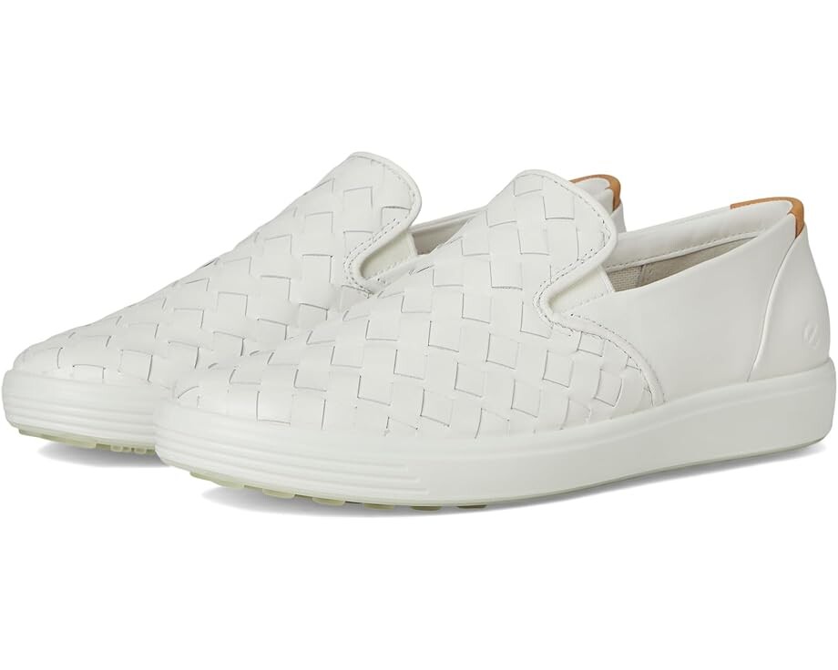 Кроссовки ECCO Soft 7 Woven Slip-On 3.0 Sneaker, белый