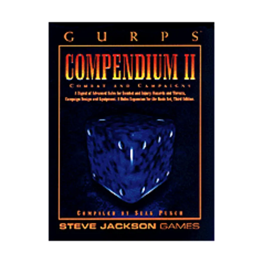 

Compendium II, GURPS (1st-3rd Edition) - Core & Assorted, мягкая обложка