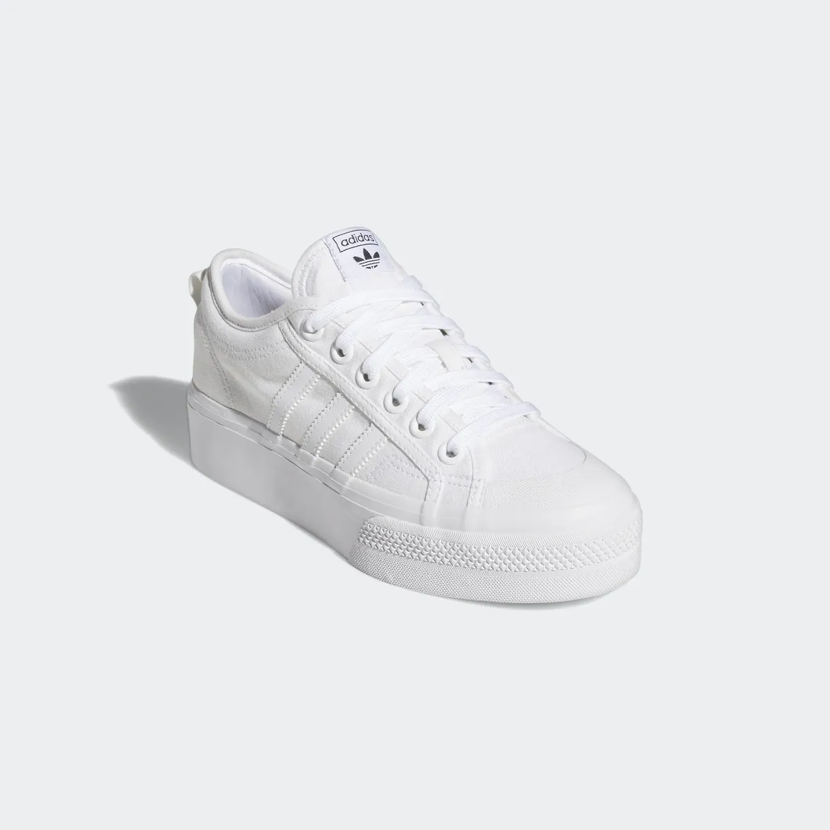 

Кроссовки Adidas Originals "NIZZA PLATFORM", цвет Cloud White / Cloud White / Cloud White
