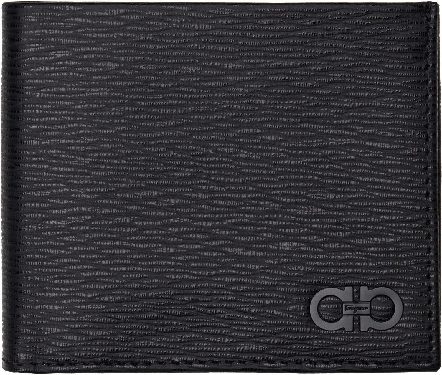 

Черный кошелек Gancini Ferragamo, Black/Rain