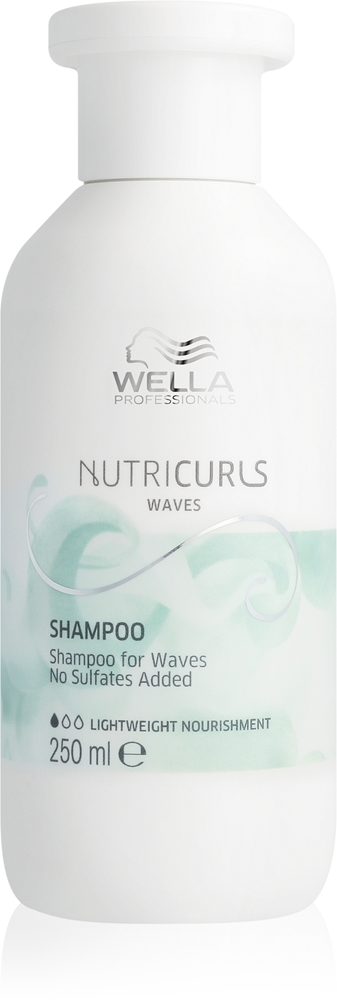 

Nutricurls waves легкий увлажняющий шампунь для волнистых волос Wella Professionals, 250 мл