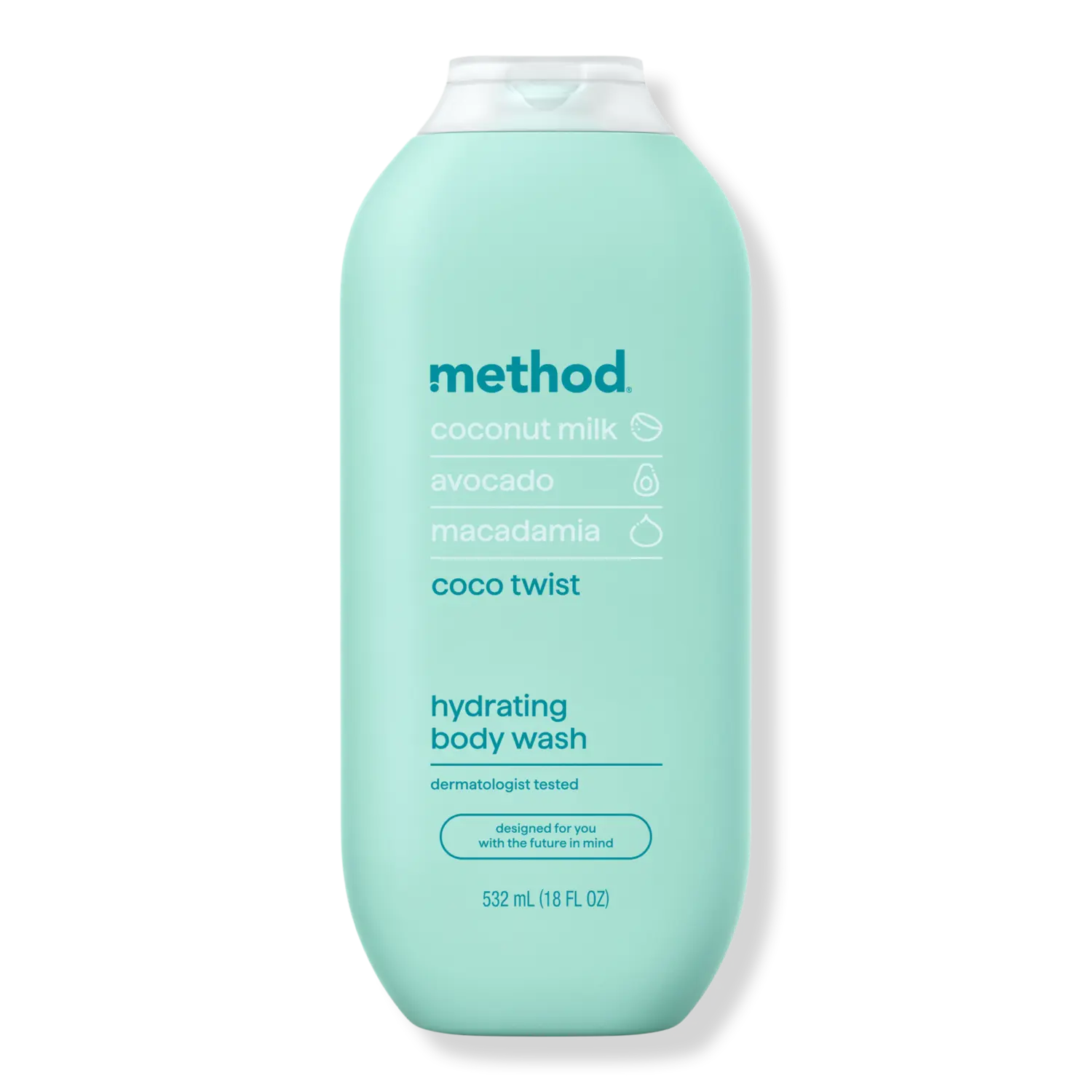 

Гель для душа method, Coco Twist (coconut, avocado, and macadamia oil)