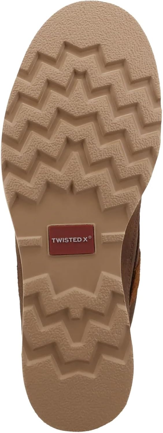 Ботинки Twisted X Men's с 10 см клиновидной подошвой, сшиты с передним носком-мокасином, коричневый — фото 3