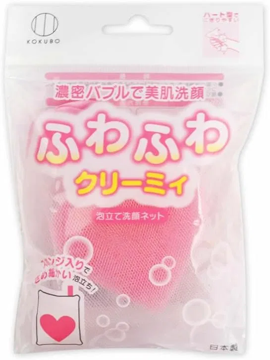 Мочалка для умывания Heart Sponge, набор 240 шт, Kokubo Kogyosho