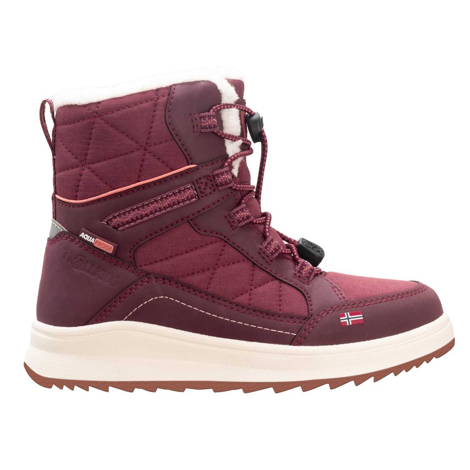 Зимняя обувь Trollkids Girl's Arendal Winter Boots XT, цвет Navy/Frosty Mint — фото 2