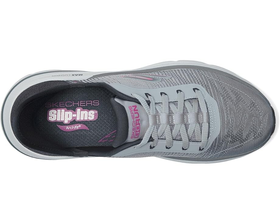 Кроссовки SKECHERS Max Cushioning Arch Fit 2.0 Adelphi Hands Free Slip-Ins, цвет Navy/Pink — фото 2