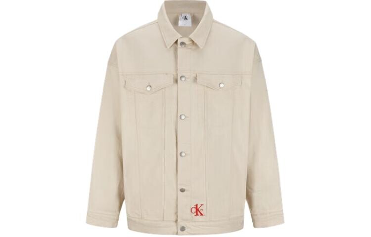 

Джинсовая куртка унисекс Calvin Klein, цвет ZQJ - off-white