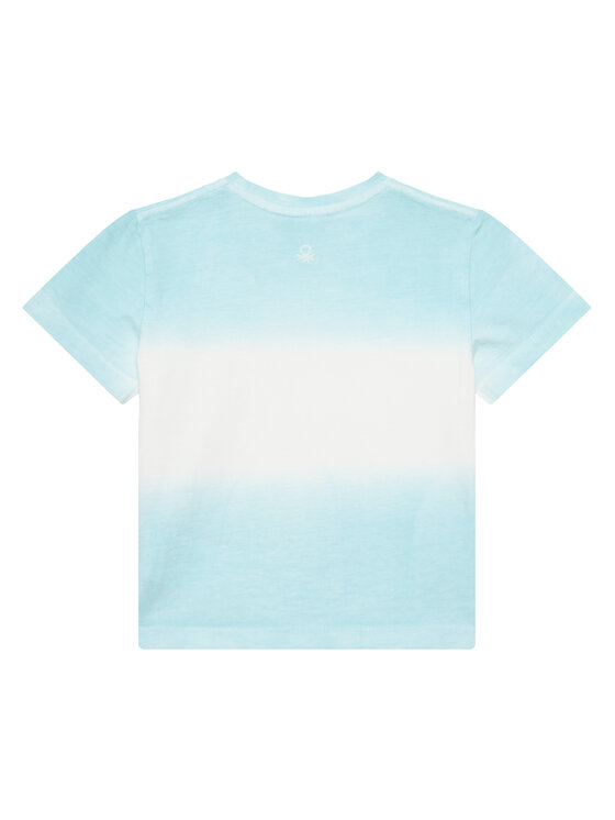 Футболка обычного кроя 3NPDG10J5 United Colors Of Benetton, синий — фото 2