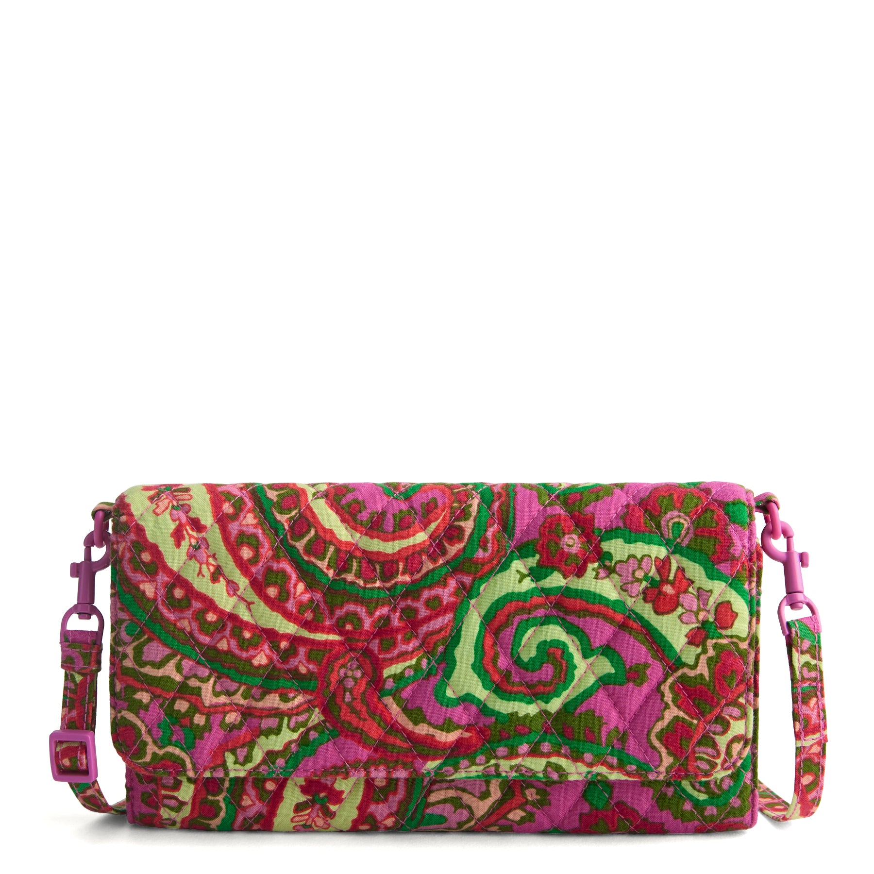 

Кошелек на пояс из хлопка Crossbody Vera Bradley, розовый