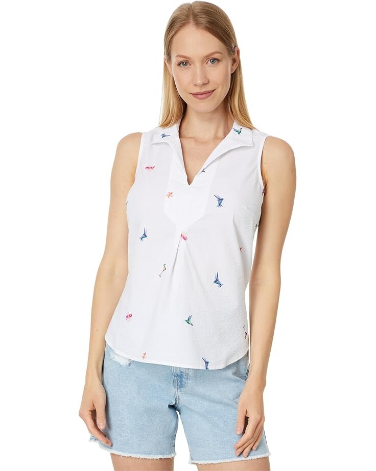 

Топ Tommy Bahama Seaside Party Sleeveless Top, белый