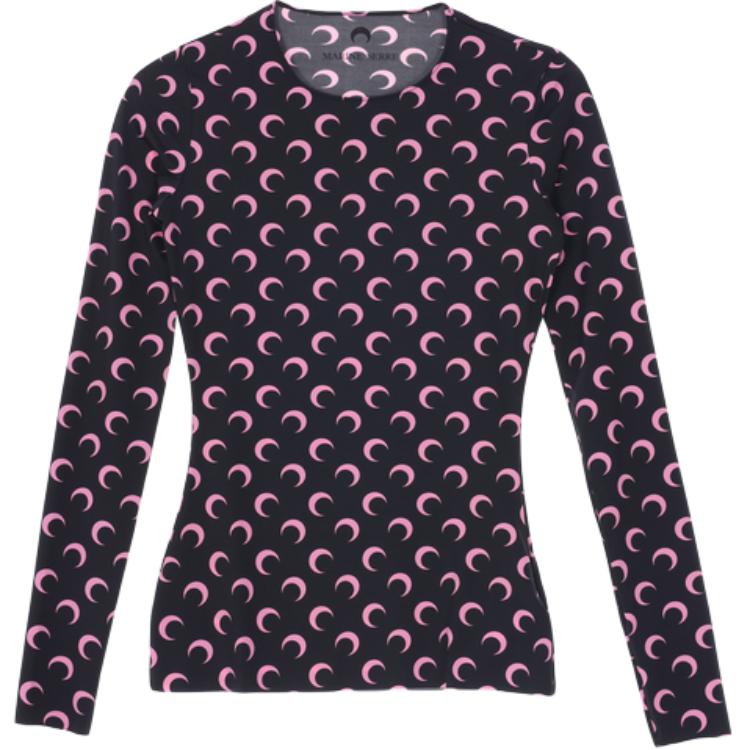 

Футболка AW25 для женщин Marine Serre, черный