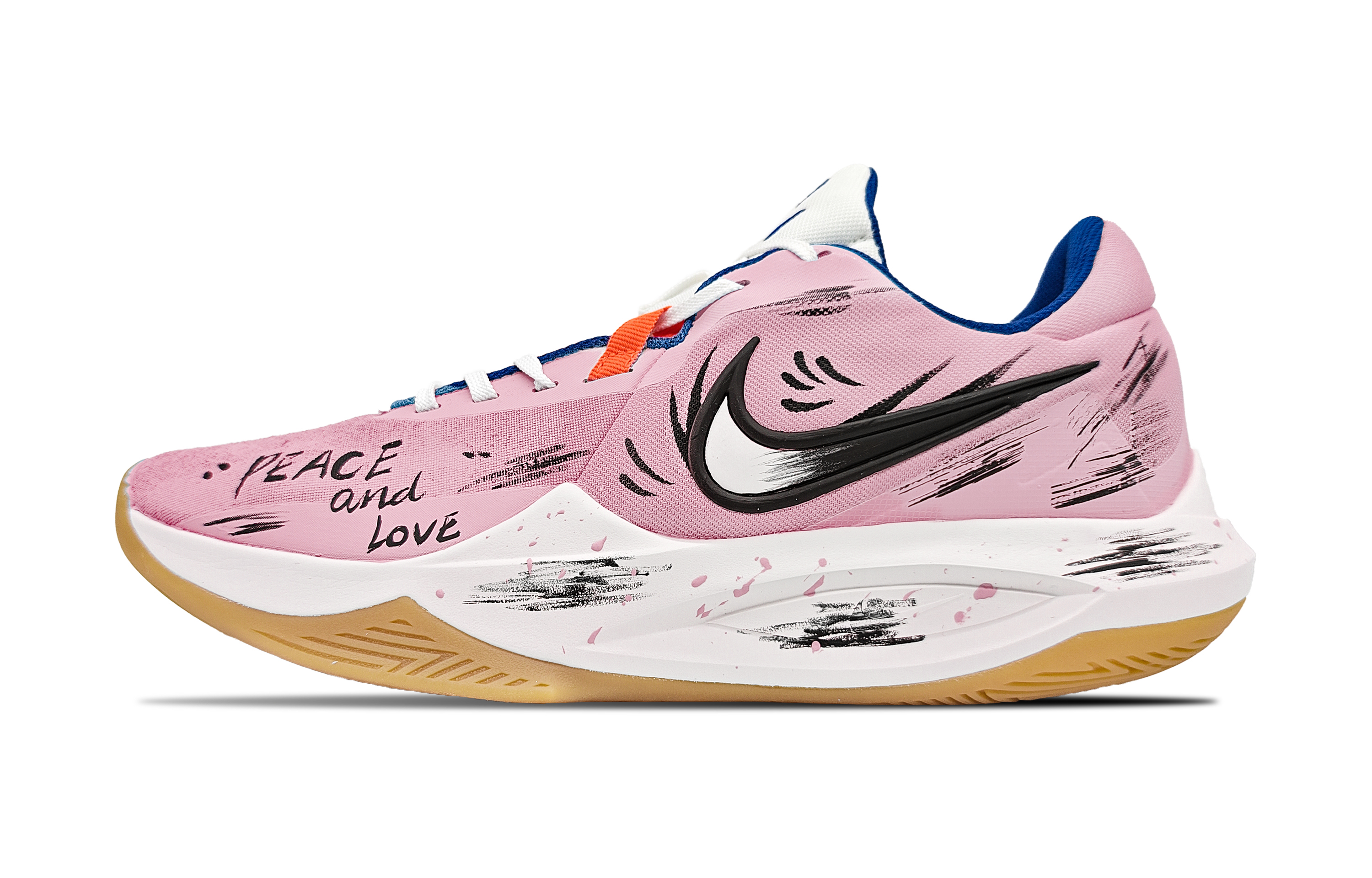 

Nike Баскетбольные кроссовки Precision 6 Pink Bubble Cushioning с низким верхом, нескользящие, мужские, ярко-розовые