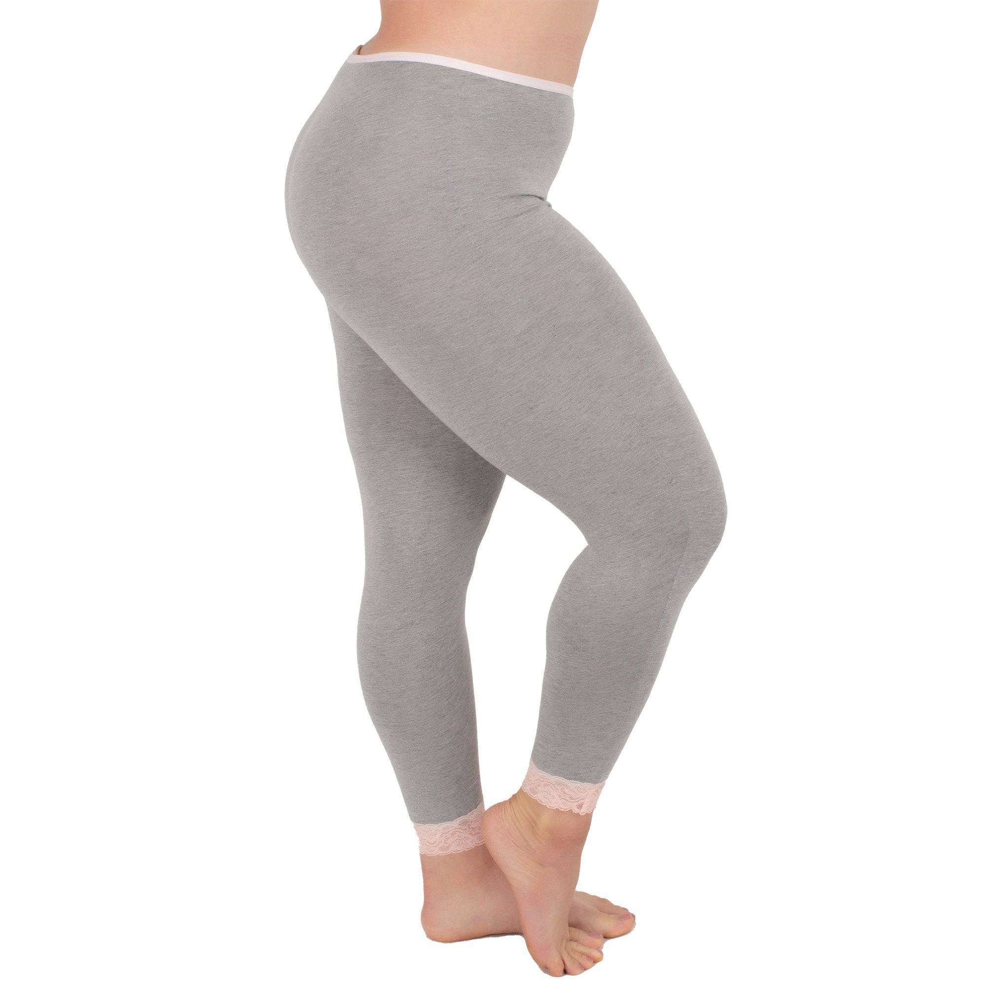 

Длинные леггинсы из хлопка Lux 28 дюймов Undersummers by CarrieRae, цвет heather grey