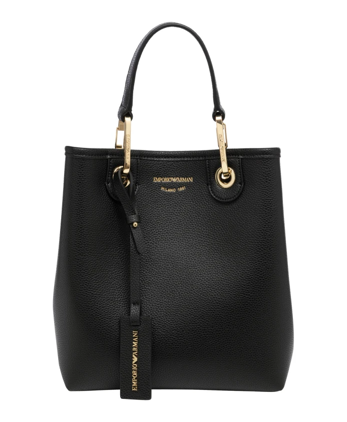 

Регулируемая сумка со съемным ремнем Emporio Armani, черный