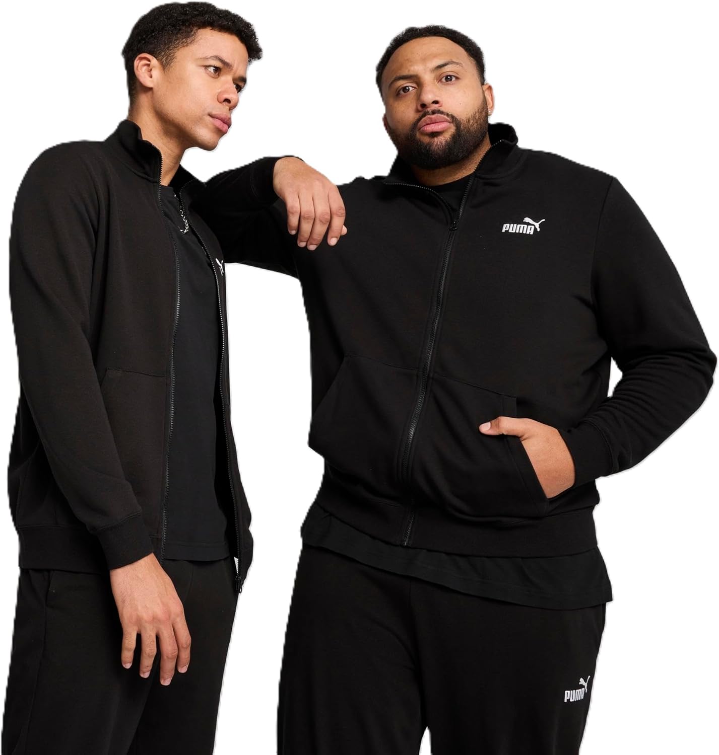 

Мужская спортивная куртка PUMA ESS No. 1 Logo (TR 687516) - повседневная спортивная толстовка с флисовой подкладкой, черный