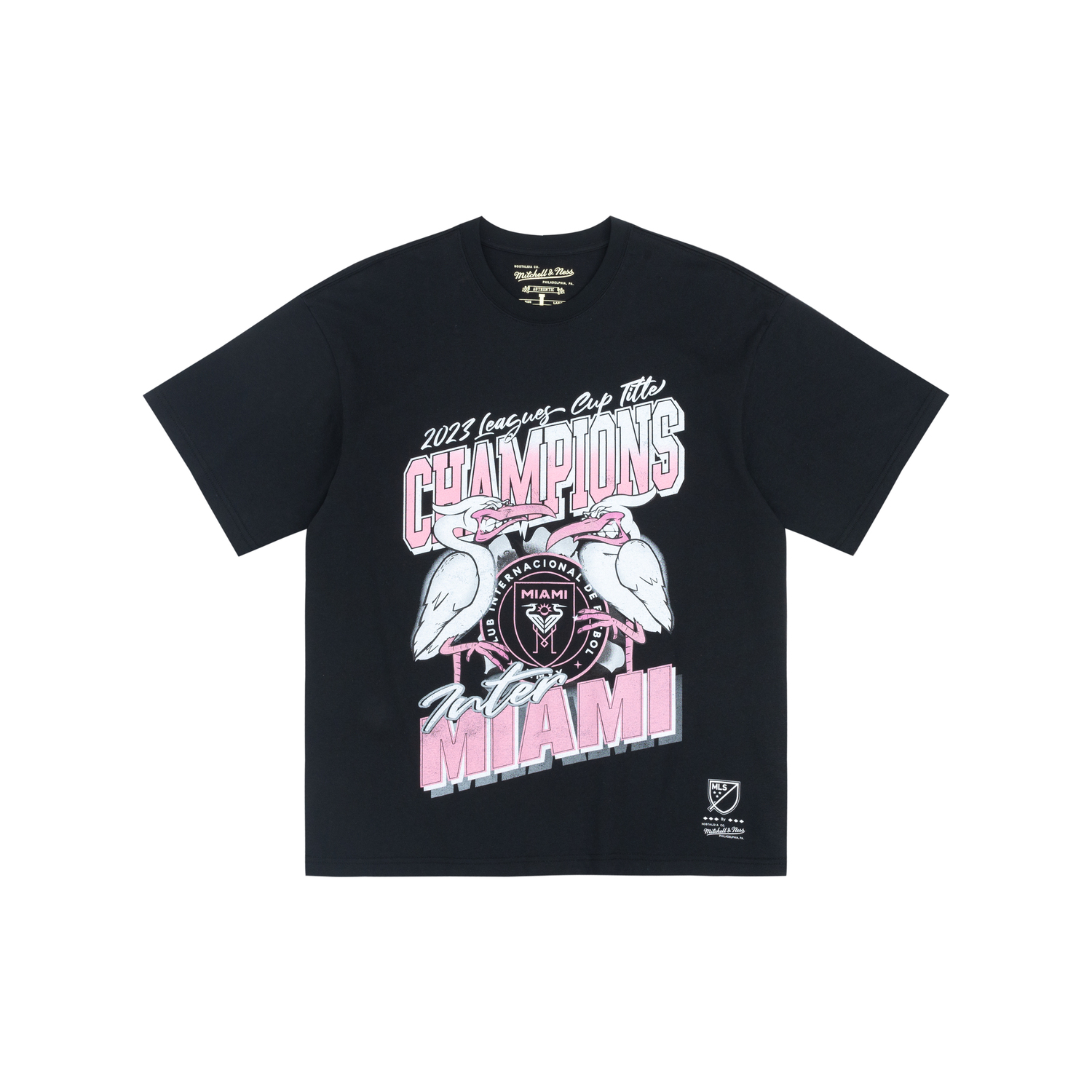 

Митчелл энд Несс Футболка унисекс черная Mitchell Ness, Командная эмблема Белая Цапля-Черная