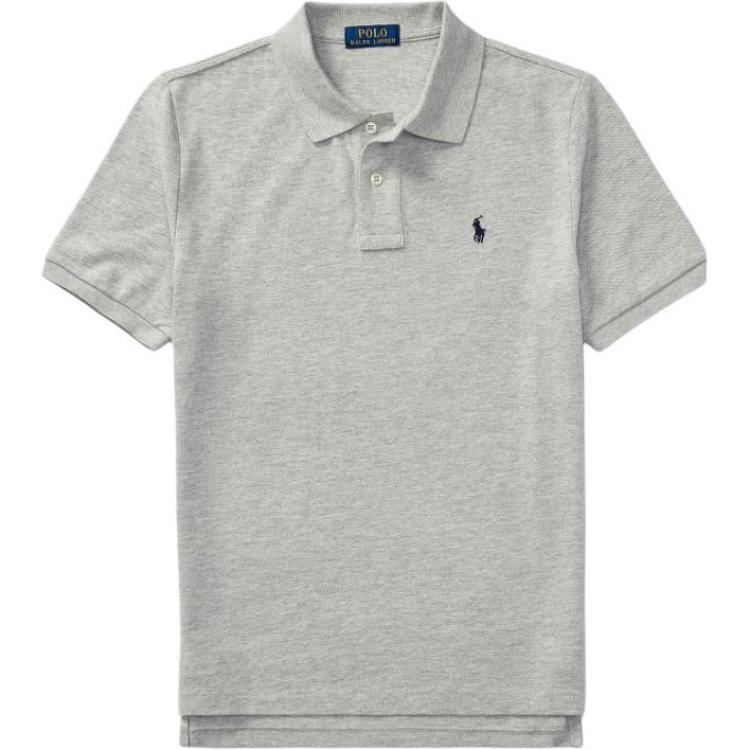Футболка SS24 серая детская Polo Ralph Lauren — фото 2