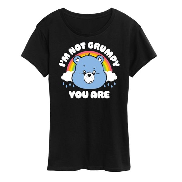 

Футболка "Care Bears" с надписью "Я не ворчун, это ты" Licensed Character, черный
