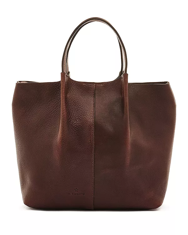 

Сумка через плечо Nina из плиссированной кожи Il Bisonte, коричневый