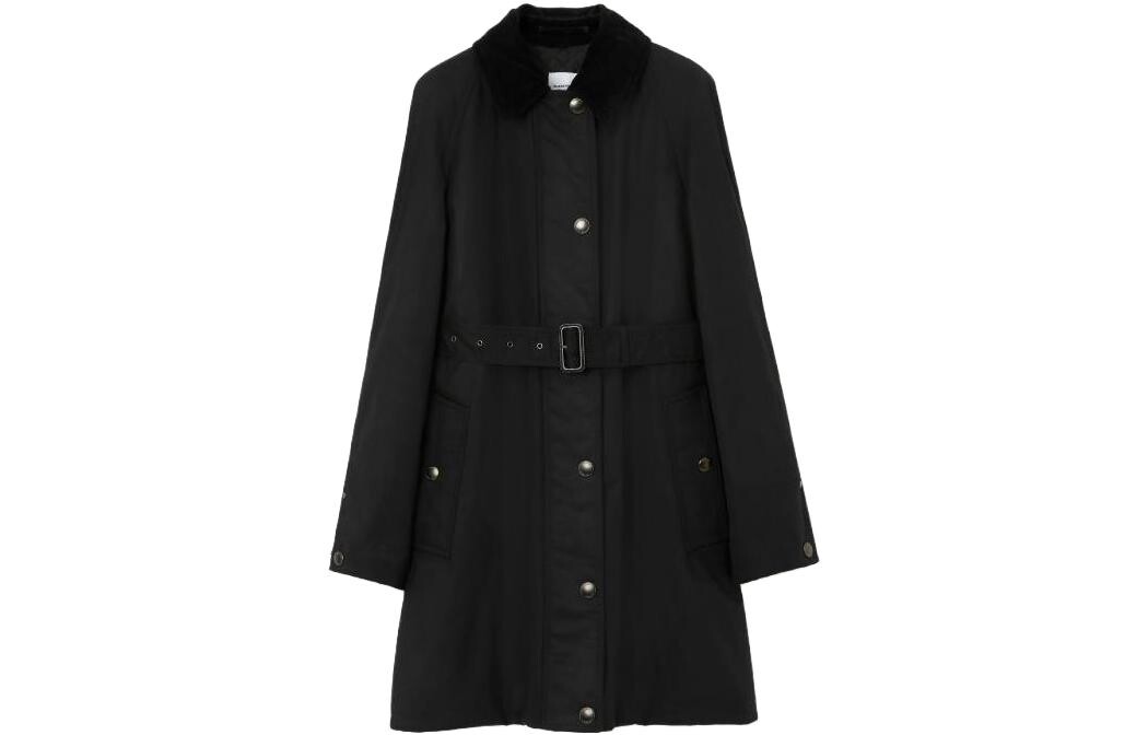 

Пальто женское Burberry с ремнем, черный