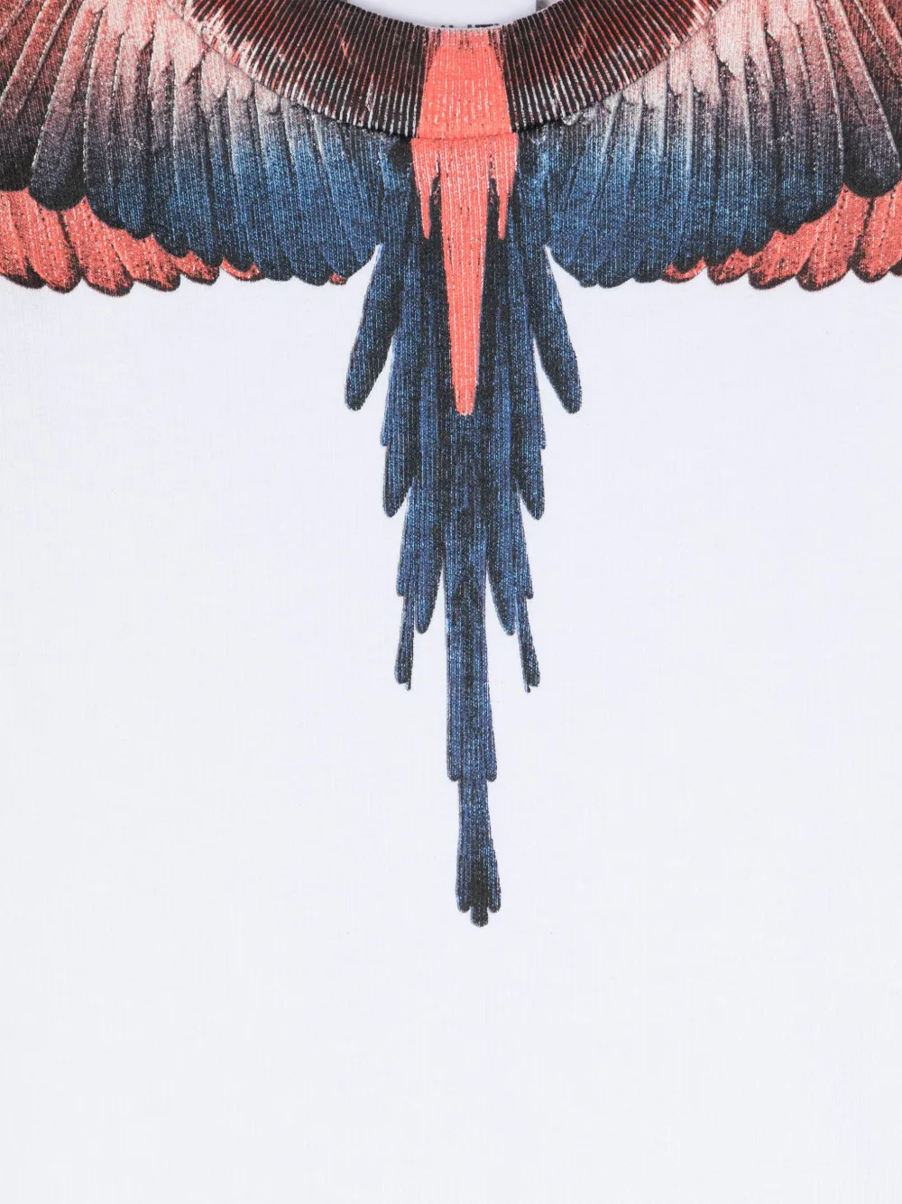 Толстовка с принтом Wings Marcelo Burlon County Of Milan Kids, белый — фото 3