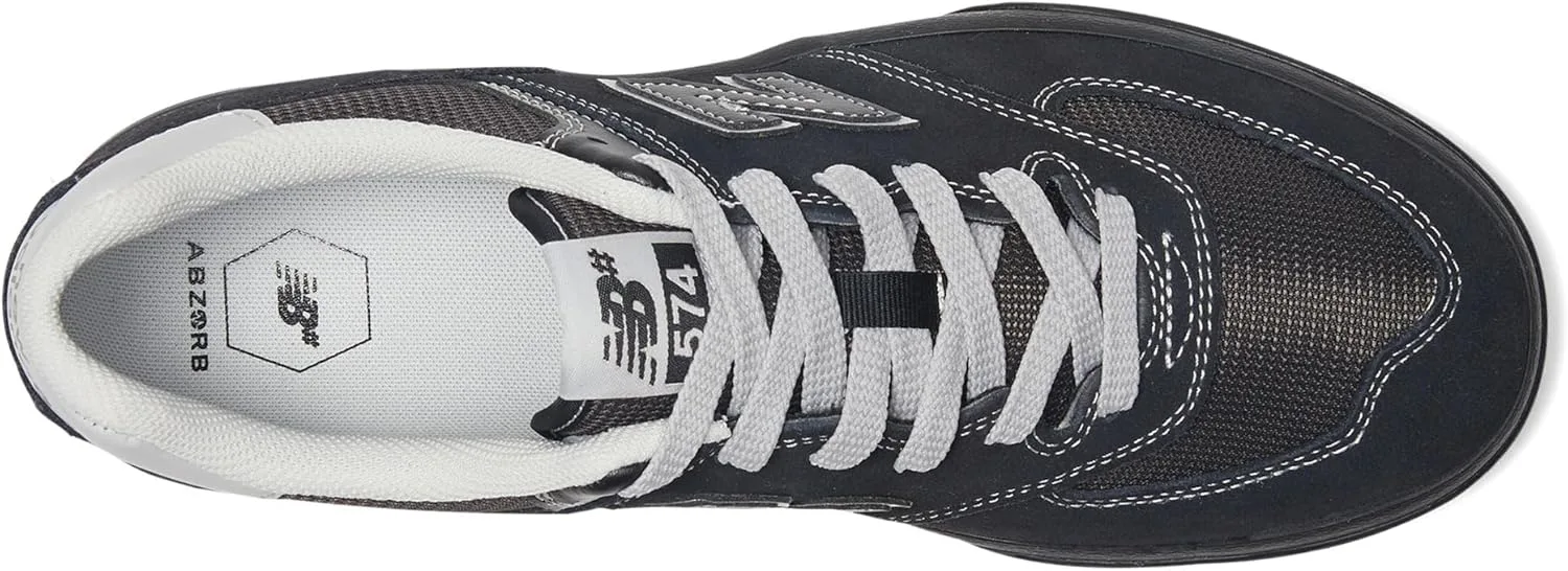 Мужские скейтбордистские кроссовки New Balance 574 Vulc, черный — фото 2