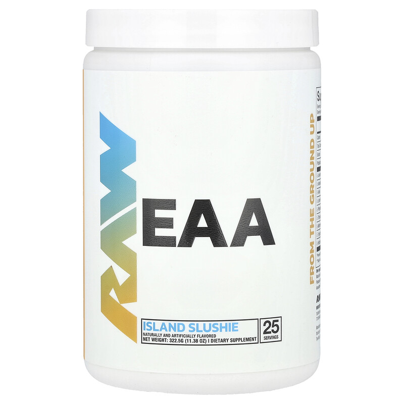 

Raw Nutrition, EAA, Island Slushie, 11.38 oz (322.5 g)