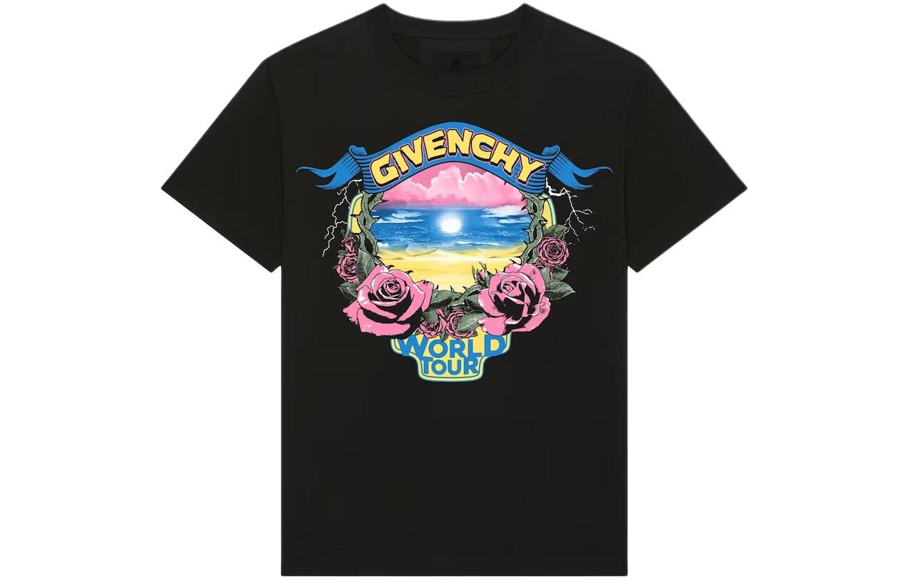 

Футболка мужская черная Givenchy, черный