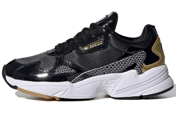 Кроссовки Chunky originals falcon black Adidas, черный — фото 2