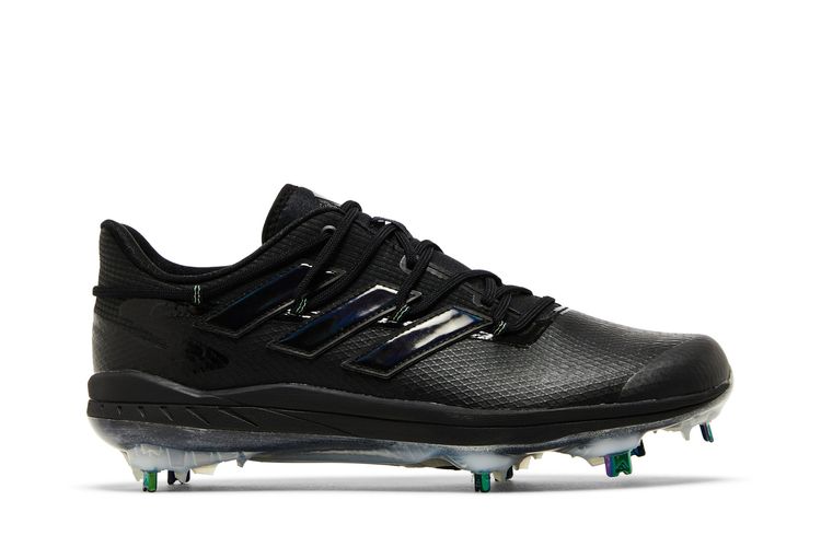 

Кроссовки Adizero Afterburner 8 'Black Iridescent', черный