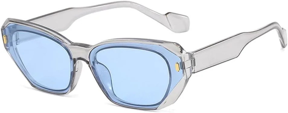 

Солнцезащитные очки прямоугольной оправы для женщин и мужчин, многоугольные солнцезащитные очки в винтажном стиле для мужчин и женщин, SUN3117 Generic, 7