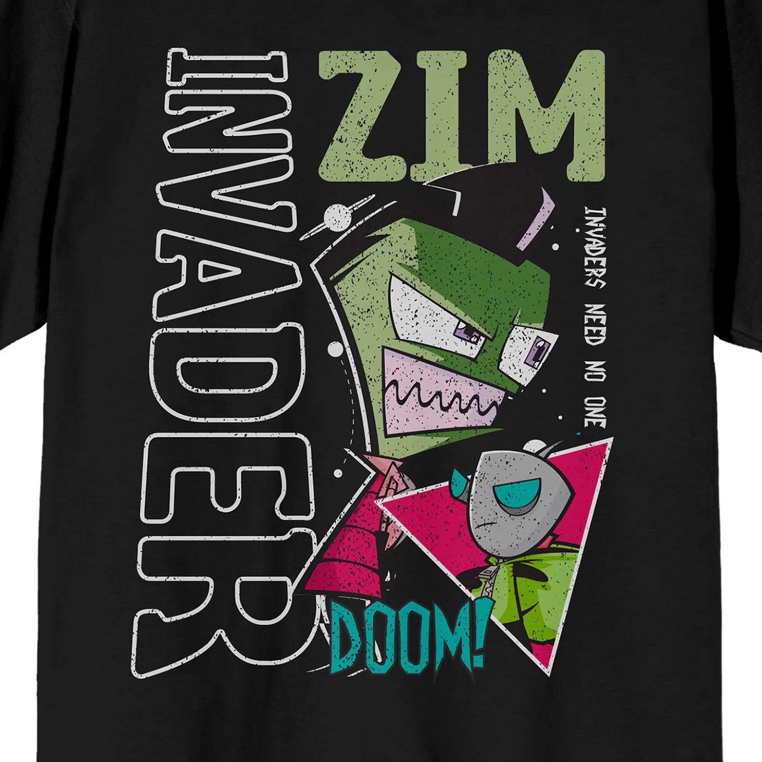 

Мужская футболка в стиле Bootleg Invader Zim Licensed Character