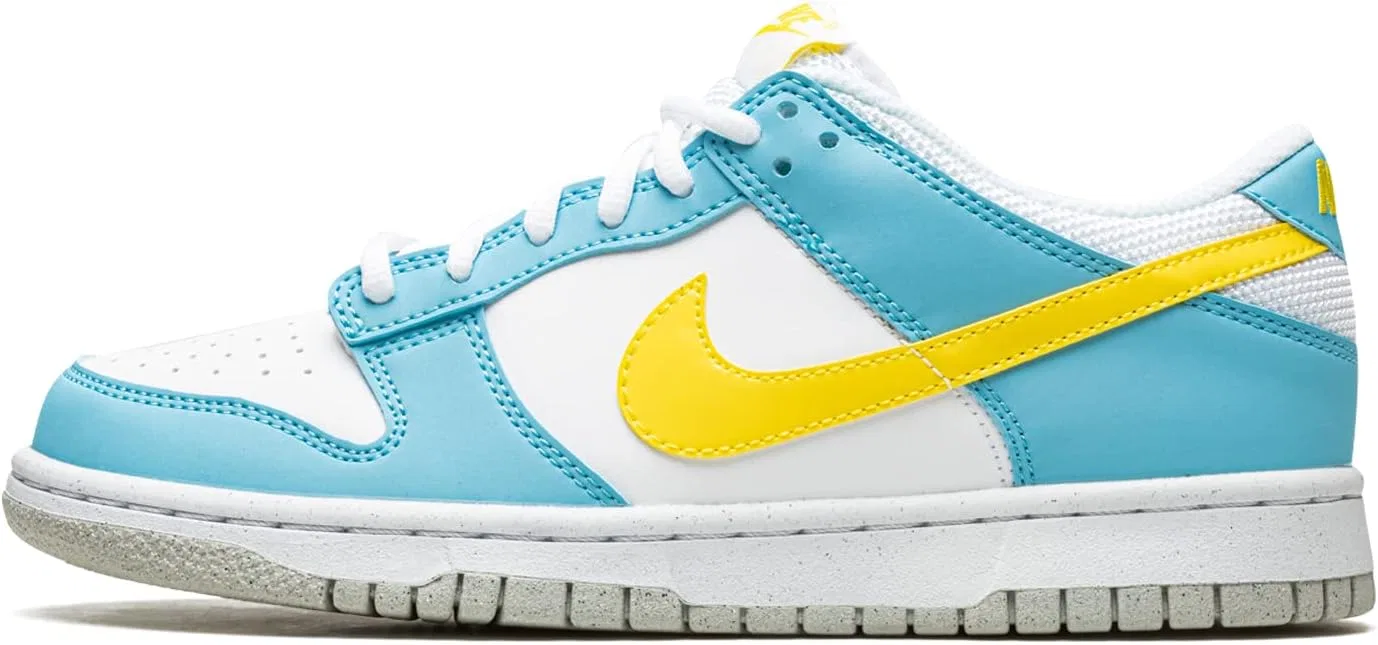 Кроссовки Homer Simpson Nike Dunk Low, Blue Chill/Yellow Strike-white